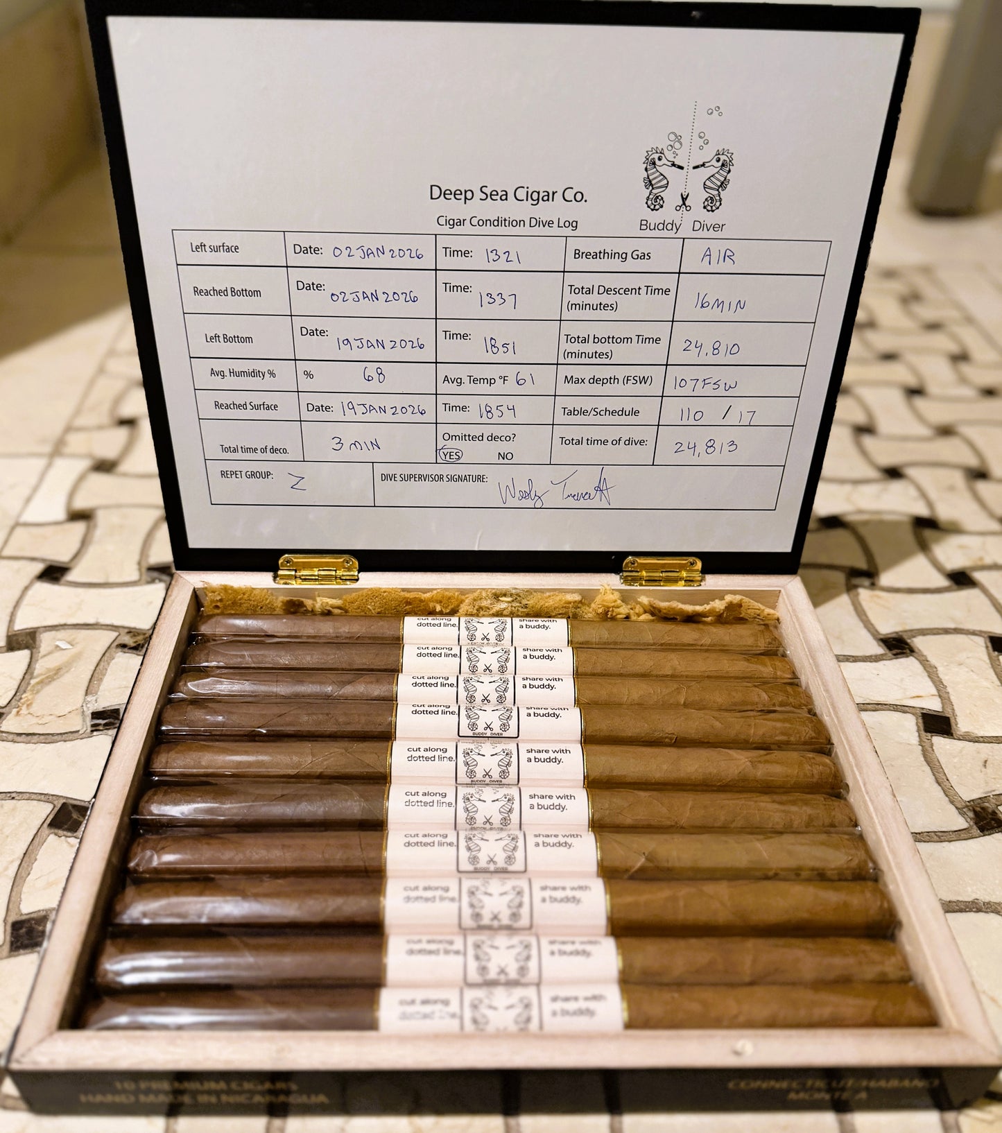 Buddy Diver 50 x 10, 10 count box